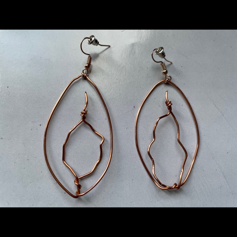 Vulva earrings
